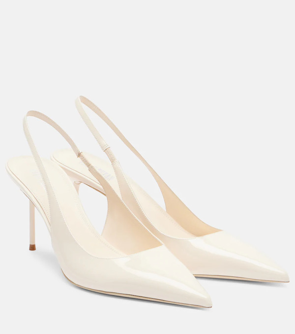  Paris Texas Paris Texas Lidia 70 Leather Slingback Pumps 