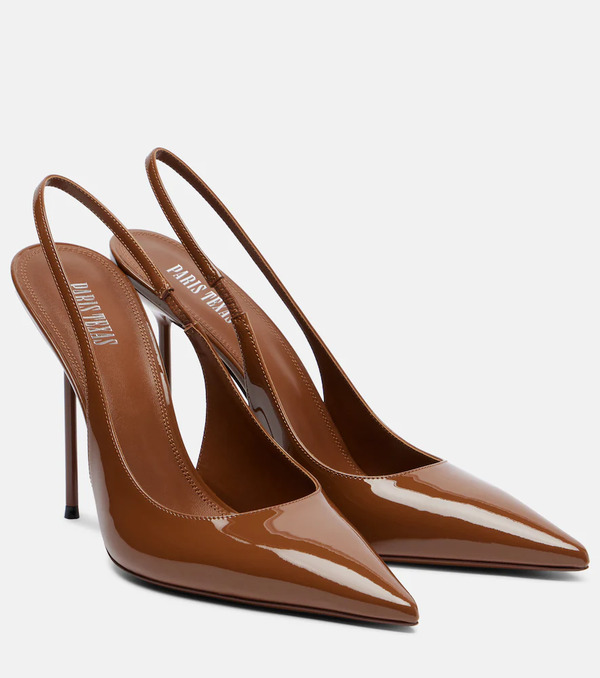  Paris Texas Paris Texas Lidia 105 Patent Leather Slingback Pumps 