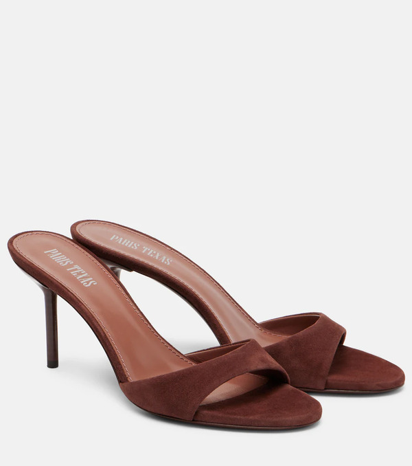  Paris Texas Paris Texas Lidia Suede Mules 