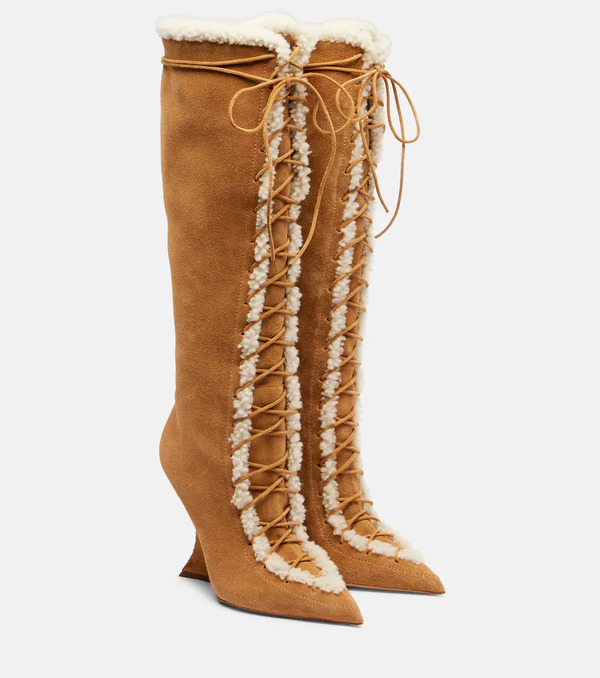  Paris Texas Paris Texas Nina 105 Suede Knee-high Boots 