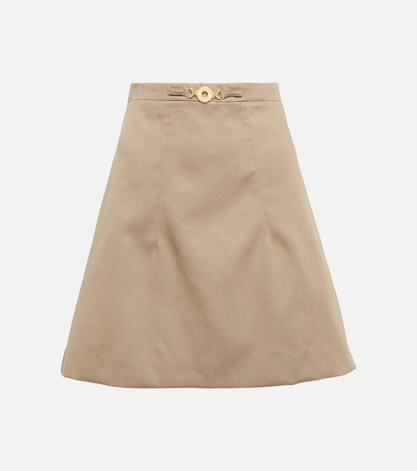  Patou Patou Cotton Miniskirt 