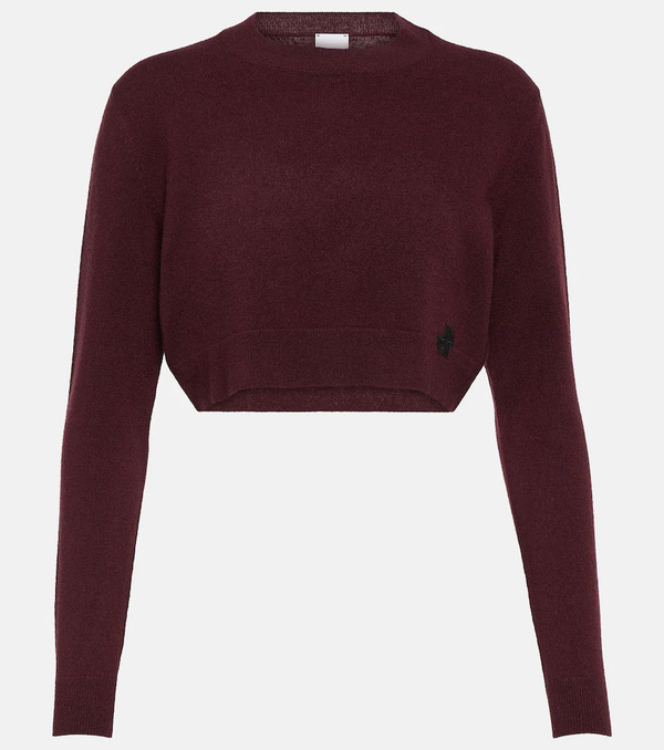  Patou Patou Cropped Cashmere Wool Sweater 