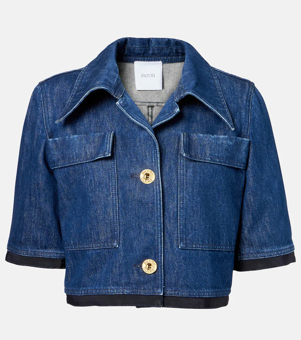  Patou Patou Cropped Denim Jacket 