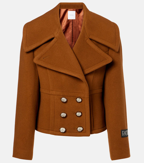  Patou Patou Cropped Wool-blend Jacket 