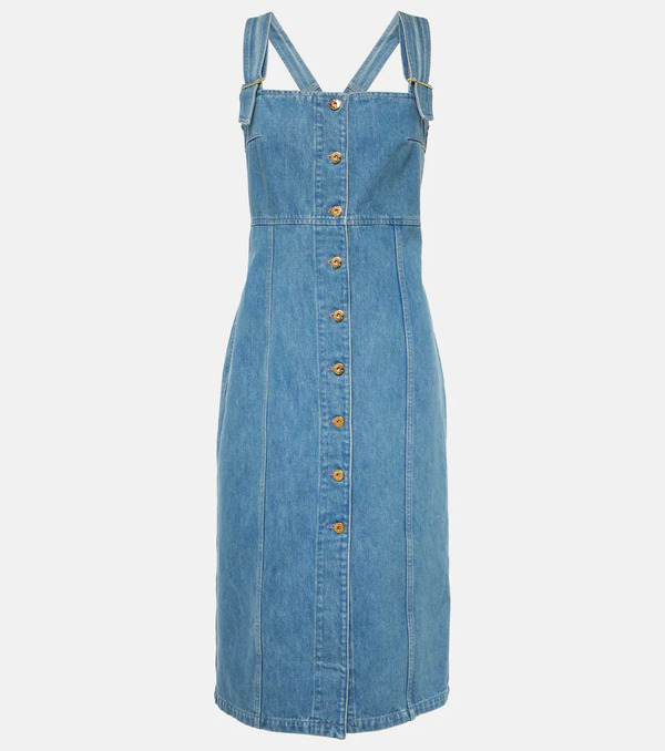  Patou Patou Denim Midi Dress 