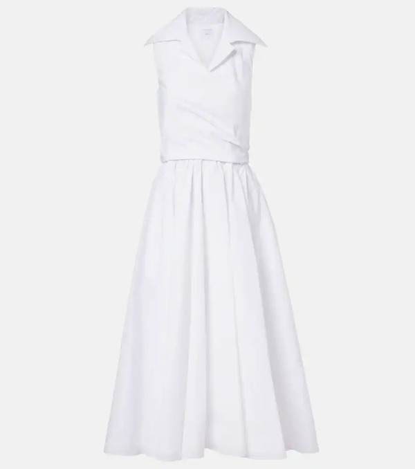  Patou Patou Gathered Midi Dress 