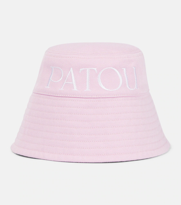  Patou Patou Logo Cotton Drill Bucket Hat 
