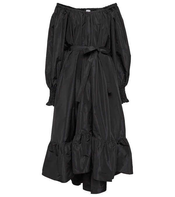  Patou Patou Off-shoulder Faille Maxi Dress 