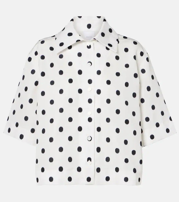  Patou Patou Polka-dot Blouse 