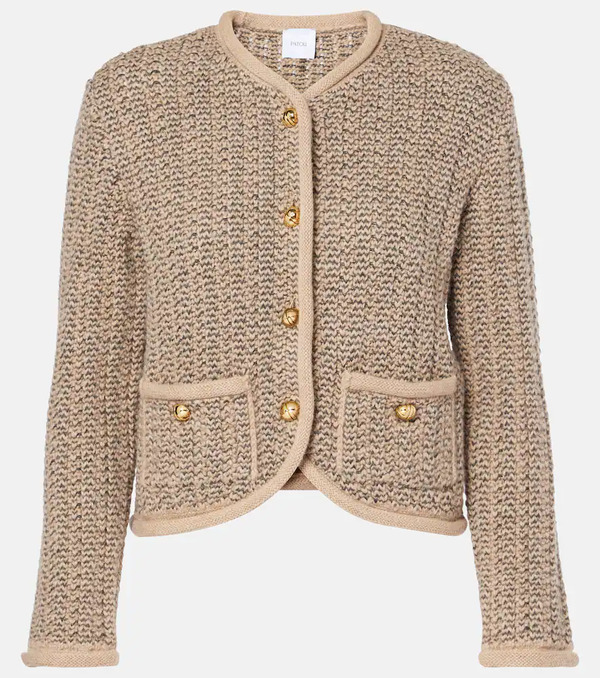  Patou Patou Wool And Alpaca Cardigan 