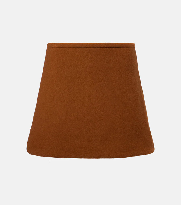  Patou Patou Wool-blend Miniskirt 