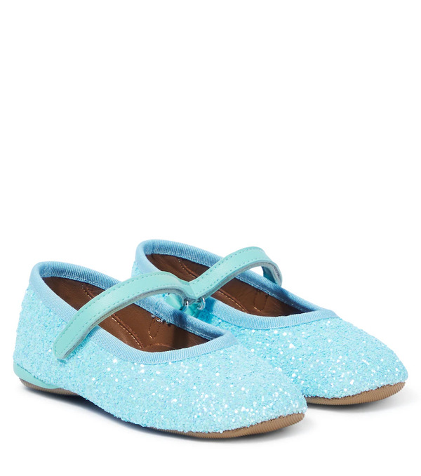 Pepe Pepe Glitter Ballet Flats 