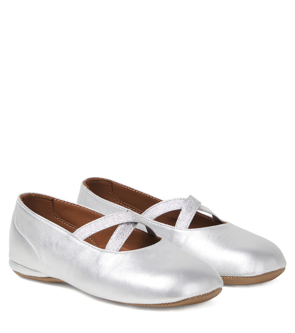  Pepe Pepe Leather Ballet Flats 
