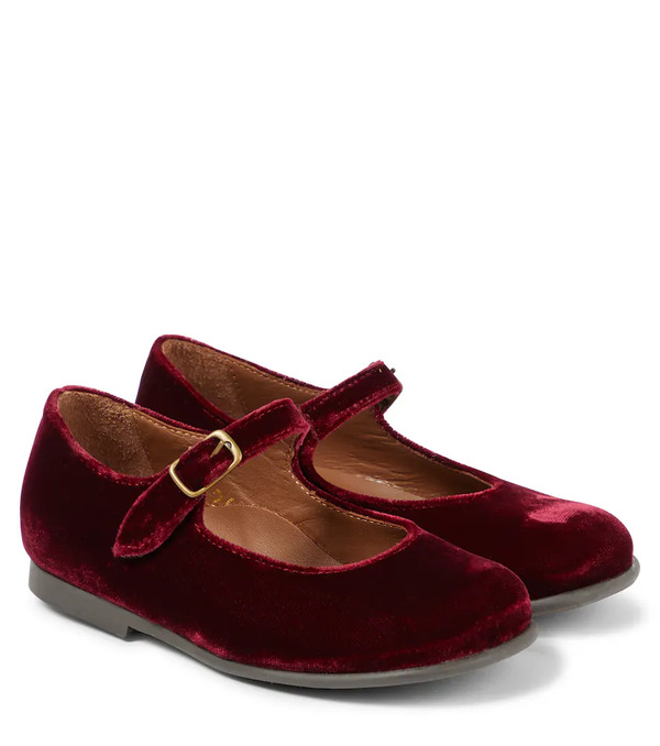  Pepe Pepe Velvet Ballet Flats 