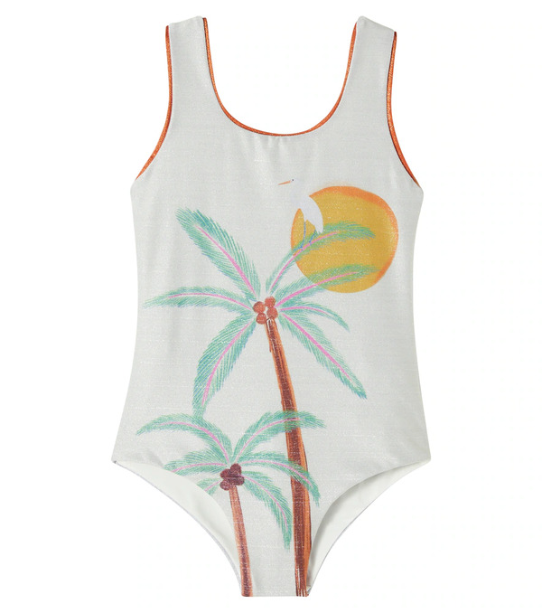  Pepita&me Pepita&me Sun&moon Printed Lame Swimsuit 