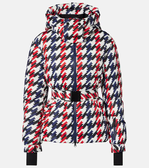  Perfect Moment Perfect Moment Candice Houndstooth Down Ski Jacket 
