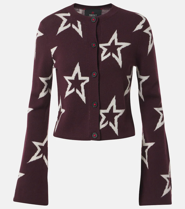 Perfect Moment Perfect Moment Chalet Printed Wool Cardigan 