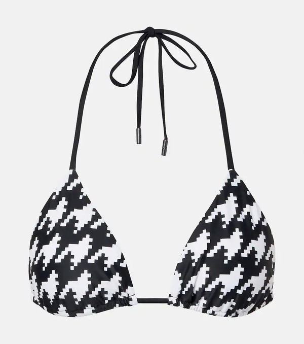  Perfect Moment Perfect Moment Houndstooth Bikini Top 