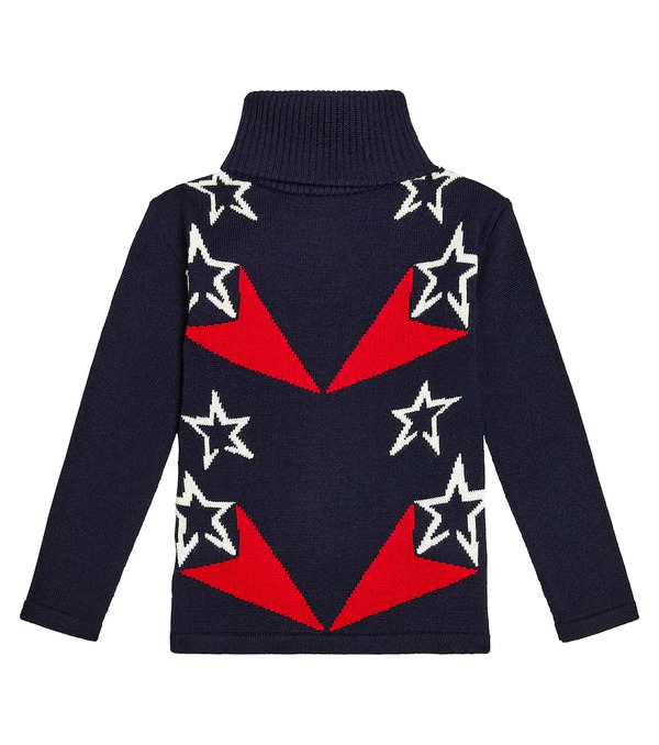  Perfect Moment Kids Perfect Moment Kids Shooting Star Wool Turtleneck Sweater 