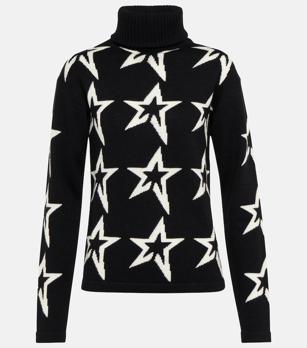  Perfect Moment Perfect Moment Star Dust Wool Turtleneck Sweater 