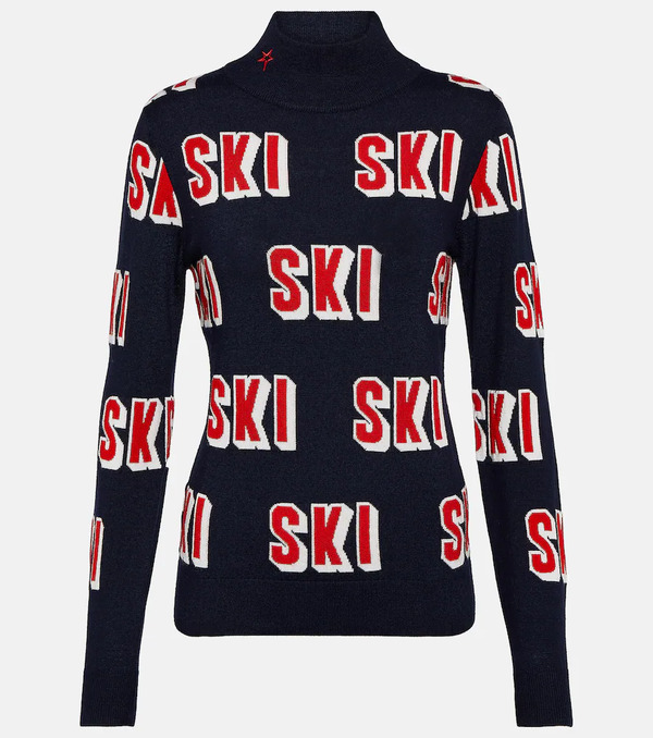  Perfect Moment Perfect Moment Wool Jacquard Turtleneck Sweater 