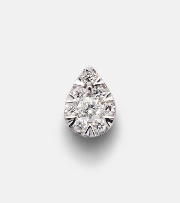 Persee Persee Piercing 18kt White Gold Single Earring With Diamonds 