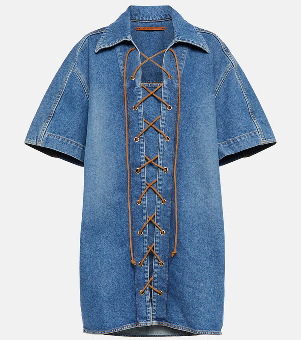  Petar Petrov Petar Petrov Amos Denim Minidress 