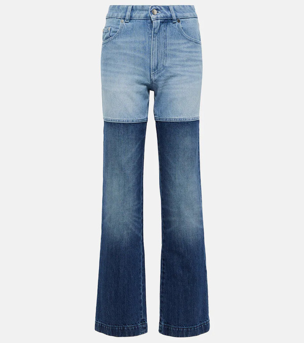 Peter Do Peter Do Patchwork High-rise Straight Jeans 