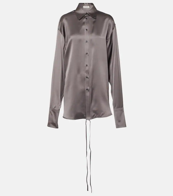  Peter Do Peter Do Satin Wrap Blouse 