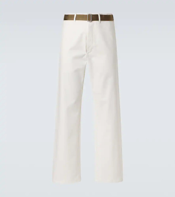  Plan C Plan C Belted Straight Jeans 
