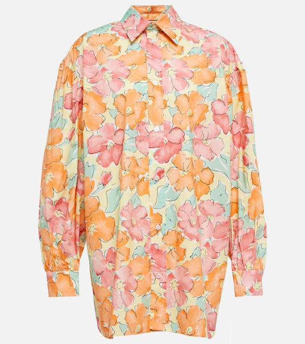  Plan C Plan C Floral Cotton Shirt 