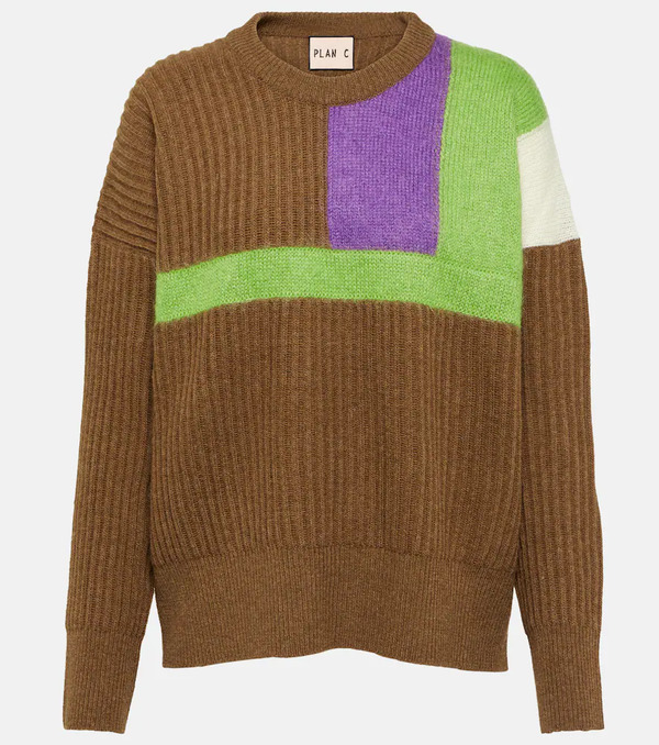  Plan C Plan C Wool And Cashmere Sweater 
