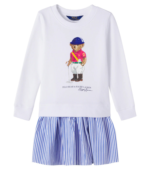  Polo Ralph Lauren Kids Polo Ralph Lauren Kids Polo Bear Paneled Dress 