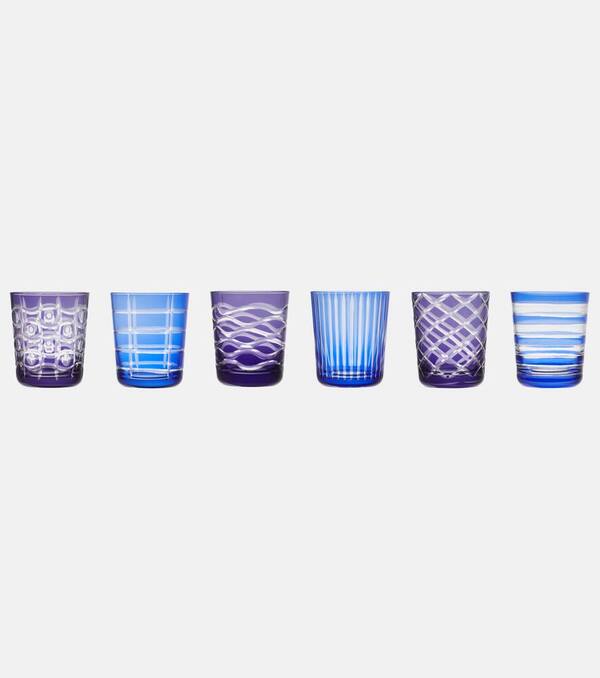  Polspotten Polspotten Cobalt Set Of 6 Tumblers 