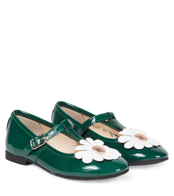  Pom D'api Pom D'api Dory Leather Ballet Flats 