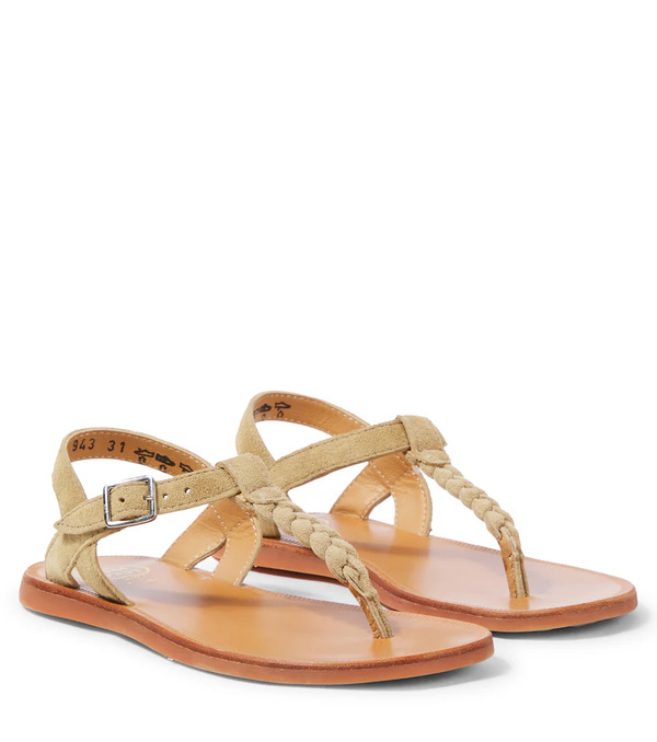 Pom D'api Pom D'api Plagette Antic Suede Sandals 