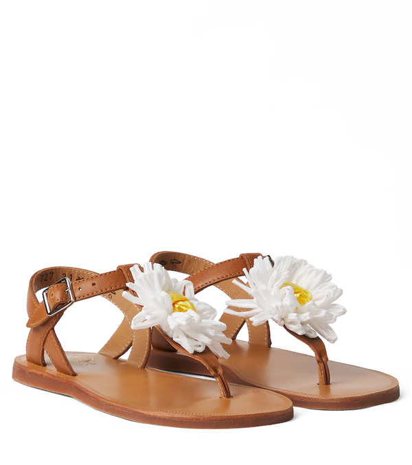  Pom D'api Pom D'api Plagette Leather Thong Sandals 