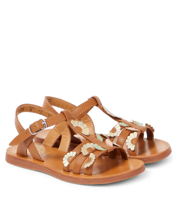  Pom D'api Pom D'api Plagette Multi Daisy Leather Sandals 