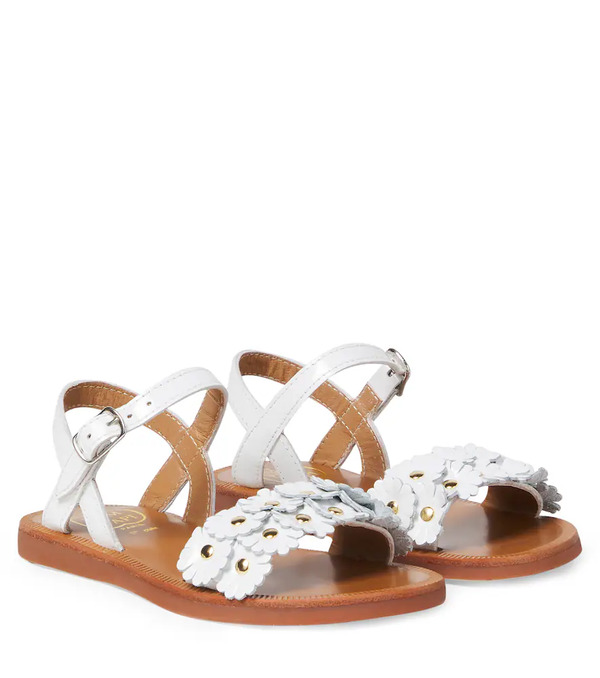  Pom D'api Pom D'api Plagette Multi Flo Leather Sandals 