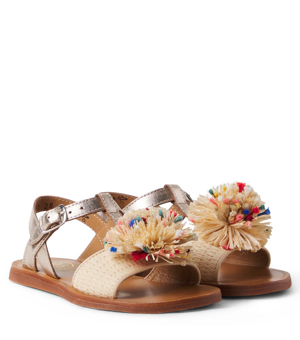  Pom D'api Pom D'api Plagette Pom Pom Sandals 