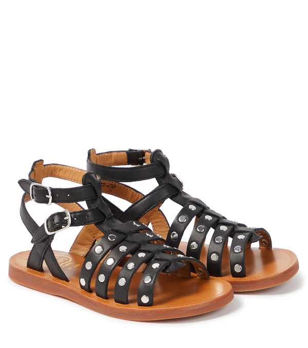  Pom D'api Pom D'api Plagette Stud Studded Leather Sandals 