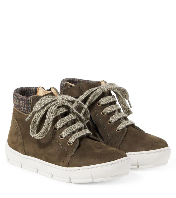  Pom D'api Pom D'api Start Top Suede Sneakers 
