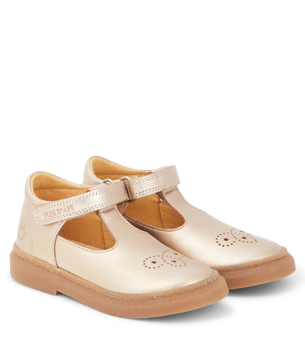  Pom D'api Pom D'api Trix Salome Metallic Leather Sandals 