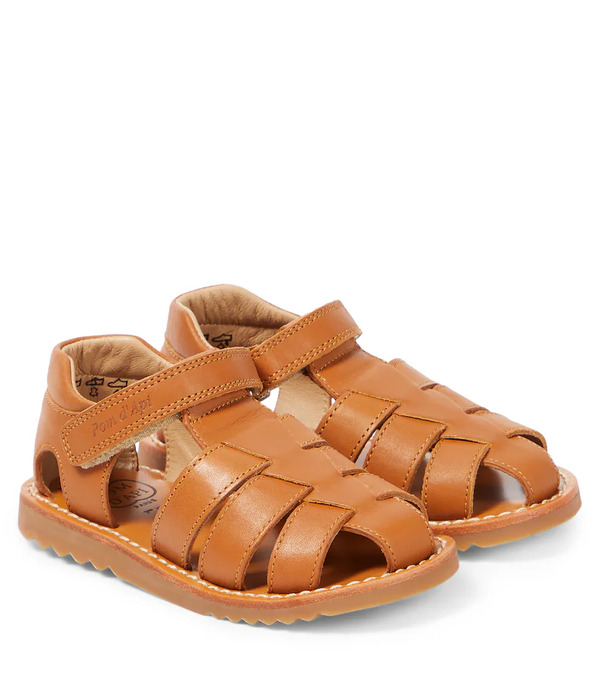  Pom D'api Pom D'api Waff Papy Leather Sandals 