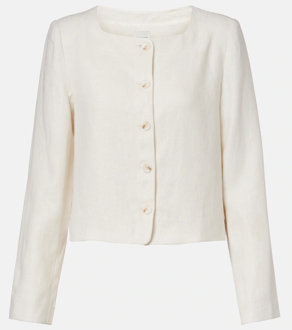  Posse Posse Emma Cropped Linen Jacket 