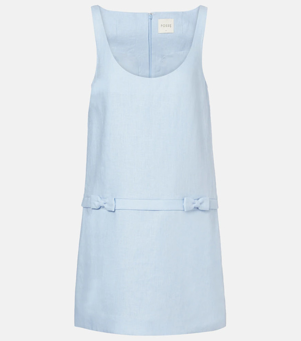  Posse Posse Harper Linen Minidress 
