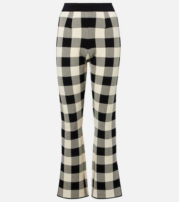  Posse Posse Pippa Checked Flared Pants 