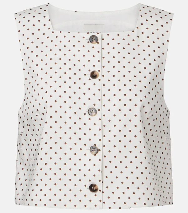  Posse Posse Rio Polka-dot Crop Top 