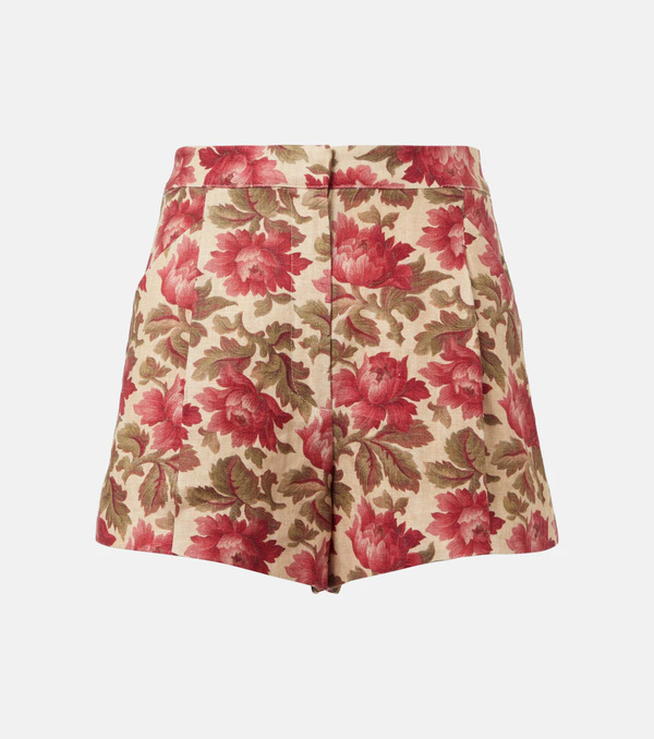  Posse Posse Rosalie Floral Linen Shorts 