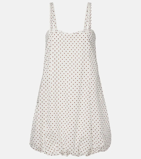  Posse Posse Sky Polka-dot Balloon Minidress 